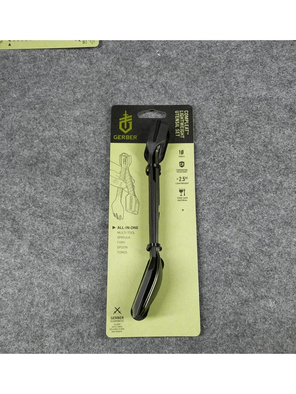 Gerber Compleat Lightweight Utensil Set - Multi-Tool Fork, Spoon, Spatula